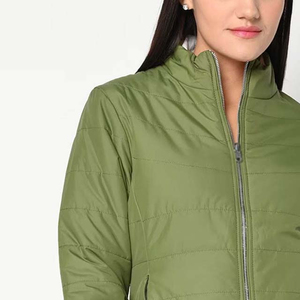 Vestes matelassées pour femmes à fermeture éclair, coupe ajustée, manches longues, de haute qualité, épaisses et tendance, manteaux d'hiver en duvet pour femmes - Product Image 6