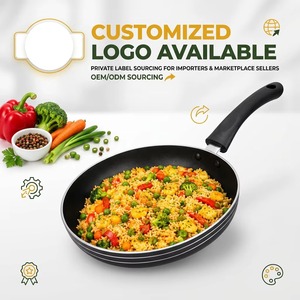 Poêle à frire antiadhésive en aluminium SKUAS 24 cm 26 cm avec poignée ergonomique pour cuisinière à gaz et cuisson à induction - Product Image 3