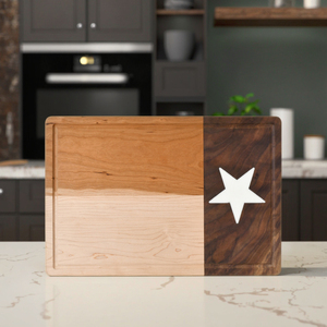 Planche à découper en bois d'acacia et marbre, planche à découper rectangulaire en bois d'acacia et marbre de qualité supérieure, durable, épaisseur 1,5 cm, compatible lave-vaisselle - Product Image 6