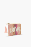 Dompet Koin Bordir Manik-Manik Fesyen Kustom Buatan Tangan Tas Etnik Mini Clutch Bag Penutup Ritsleting Ramah Lingkungan Ringan