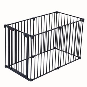 Cancelletto di Sicurezza Regolabile in PVC da 150 Pollici, 6 Pannelli, Recinzione per Area Giochi, Recinzione per Caminetto, Recinzione per Albero di Natale, Cancello per Scale di Casa - Product Image 5