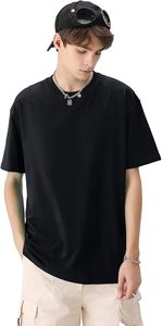 T-shirt personnalisé pour homme, col rond, coupe ajustée, fabricant en gros, 100% coton, manches courtes, blanc, écologique, décontracté, basique - Product Image 3