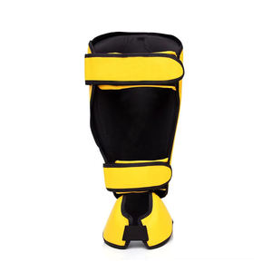 Espinilleras con Protección de Empeine para Boxeo, MMA y Kick Boxing con Doble Acolchado de Cuero/PU Duradero - Product Image 3