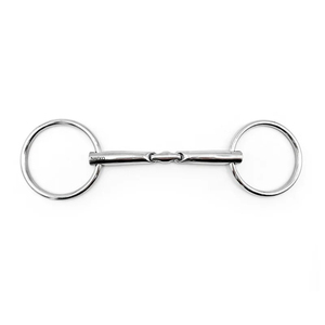 Bocado de acero inoxidable de calidad premium con anillo suelto para caballo, equipo profesional de equitación, boquilla de cobre con rodillo, al por mayor, manta para caballo - Product Image 1