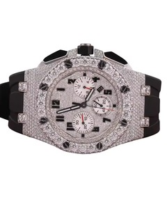Montre de luxe HUMERA JEWELS à quartz, boîtier en alliage d'acier inoxydable, cadran carré, affichage analogique-numérique, mouvement ETA, unisexe, bracelet 26 mm, usage quotidien - Product Image 1