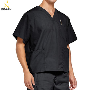<b>Scrubs</b> <b>Set</b> for Women Medical Uniform–Stretch V-Neck Top & Straight Leg Pants with 9 Pockets for Nurse - Product Image 3