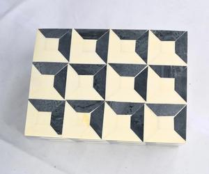 Caja de Joyería Decorativa Hecha a Mano con Diseño Marroquí de Flor de Amor con Incrustaciones de Hueso Ecológica, Decoración para Mesa del Hogar, Año Nuevo - Product Image 2