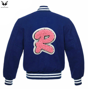 Patchwork Design Men Letterman Jacket, High Quality Cotton Fleece Fabric Customized Made New Men's Varsity Jackets - Product Image 6