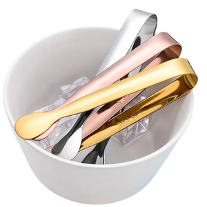 Pinzas para Cubitos de Hielo Doradas de Acero Inoxidable de Primera Calidad, Utensilios de Cocina de Lujo en Oferta, Pinzas para Cubitos de Hielo de Acero Inoxidable - Product Image 5