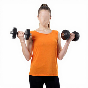 Última novedad en camisetas sin mangas para mujer, camiseta deportiva con espalda cruzada, ligera, transpirable, de secado rápido, para yoga, gimnasio, correr, camiseta deportiva - Product Image 3