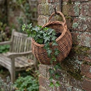 Rattan Wall Hanging Planter Perfect <b>For</b> Indoor Outdoor <b>Plants</b> Boho Home Decor Woven Hanging <b>Basket</b> Wholesale From India - Product Image 6