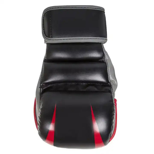 Warzone sports Customizable Logo High Quality Half-Finger MMA Gloves PU Leather Printed Pattern for Martial Arts Boxing - Product Image 4