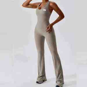 Ensemble de yoga color block tendance, coupe ajustée, effet push-up, doux, pour le sport et la gym, ensemble de sport coloré pour femme - Product Image 6