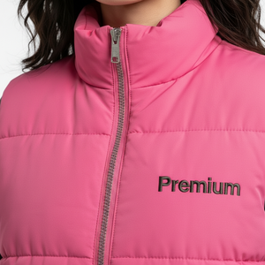 Gilet matelassé léger pour femmes, veste sans manches d'hiver, fabricant de vêtements OEM - Product Image 5