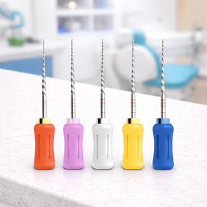 ตะไบรากฟันชนิดโค้งงอขนาดใหญ่ M3 ทำจากนิกเกิลไทเทเนียม สำหรับการรักษารากฟัน  ความแข็งแรงสูง  แบบใช้มือ  ระดับ Class I มาตรฐาน ISO - Product Image 2