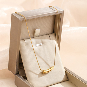 Collier minimaliste en perles naturelles pour femmes, tendance, polyvalent, version coréenne, chaînes fines, colliers, produit de niche sur Internet - Product Image 1