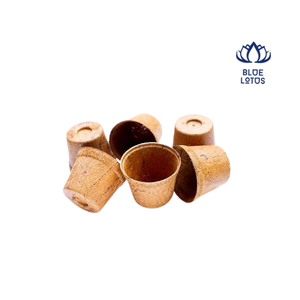 Macetas de Fibra de Coco Blue Lotus, Biodegradables, Ecológicas, Duraderas, para Jardín, Diseño Cuadrado, Sin Recubrimiento, Estilo Vintage Clásico - Product Image 1
