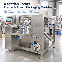 Machine d'emballage automatique de sachets stand-up avec système de remplissage précis pour poudres et granulés