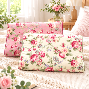 MEGAPICK Handmade Korean 100% Cotton <b>Memory</b> <b>Foam</b> Ergonomic Cervical Neck Support Contour Pillow Modern - Product Image 1