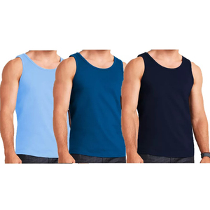 Débardeurs personnalisés pour hommes pour la gym, le sport et le fitness, en coton et élasthanne de haute qualité, designs personnalisables pour le fitness, le yoga et les tenues décontractées - Product Image 2