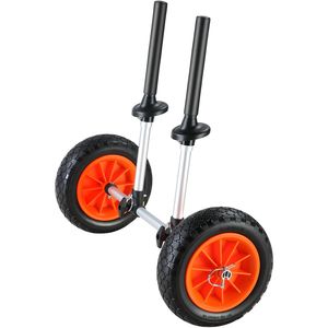 Chariot de transport robuste pour kayak de 3 m, capacité de charge de 127 kg, chariot de canoë détachable, largeur réglable, remorque de transport pour bateaux et embarcations nautiques - Product Image 4