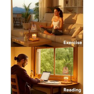 Lampada Scaldacandele Dimmerabile con Timer, Altezza Regolabile, per Sciogliere la Cera, Decorazione per la Casa, Regalo di Compleanno per Donne - Product Image 5