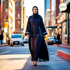 Vente en gros abaya de luxe personnalisée dubai abaya pour femmes musulmanes robe pour femmes vêtements islamiques robe pour femmes musulmanes - Product Image 5
