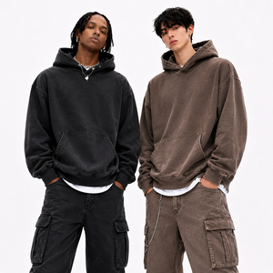 Sudadera con Capucha Extra Grande de Estilo Vintage Personalizada, Sudadera con Capucha de Forro Polar Grueso para Hombre y Mujer - Product Image 3