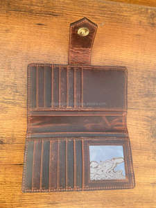 Nouveau Western élégant cheveux sur cacher couleur usiné fourrure cuir pochette femmes conçu sac à main vente chaude en cuir usiné portefeuille Unique - Product Image 6