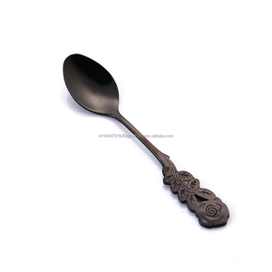 Cuchara de café con mango de Rosa personalizada, cuchara agitadora, cucharadita, postre, vajilla de cocina, cuchara para fiesta, boda, 18/10 - Product Image 5