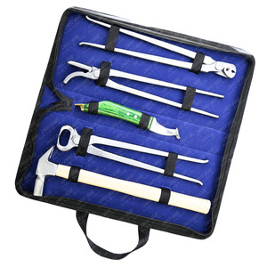 Luxury Farrier Tool Kit Horse Hoof Trimming Durable Stainless Steel Pliers 13" <b>Nail</b> Clincher <b>Nail</b> <b>Puller</b> Driving Hammer - Product Image 1