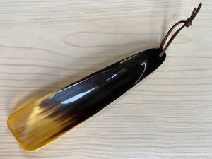 Cuchara de zapatos de cuerno de búfalo hecha a mano con acabado pulido, regalos para hombres, cuchara de zapatos de búfalo de agua pulida de cuerno, artesanía natural - Product Image 3