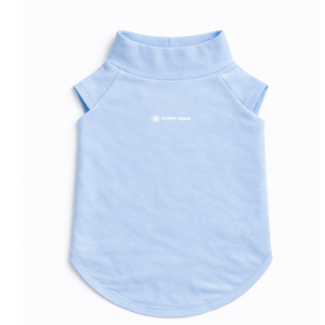 T-shirt anti-UV léger bleu ciel pour chien – Protection solaire estivale, doux, extensible, respirant et rafraîchissant - Product Image 4