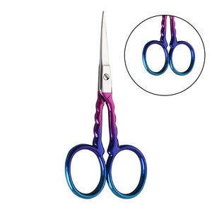 High Quality Stainless Steel Personal Care Spring Scissors Multi-Purpose Eyelashes Eyebrow Shear - Product Image 2