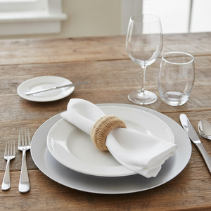 Anneau de serviette rustique en toile de jute naturelle, fait main en fibre de jute, pour décoration de table style ferme, mariage, dîner, événement, maison, vente en gros - Product Image 1