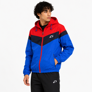 High Quality Vintage 90s Style Nylon Windbreaker Color Block Unisex 100% Cotton Panel Work <b>Jackets</b> Customized Size Men's <b>Jackets</b> - Product Image 6