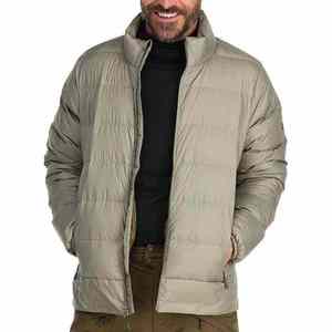 Fully Customized Men's Waterproof Canvas Puffer <b>Jackets</b> Polyester Wadding Filled Winter DDP Shipping - Product Image 5