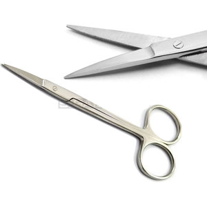 Iris Gum Scissors Straight Manual 4.52 Inch High Quality Stainless Steel CE Certified Dental Orthodontic Surgical Instruments - Product Image 1