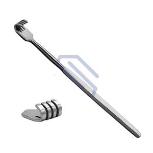 Retractor Quirúrgico de 4 Puntas, Tipo Knapp, para Uso Dental y Oftalmológico, Instrumentos Médicos de Acero Inoxidable, Juego de Instrumentos Manuales - Product Image 1