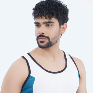 Camisetas deportivas de bambú de secado rápido con logo personalizado para hombre, ropa deportiva sin costuras para gimnasio, en venta. - Product Image 4