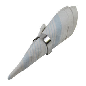 Anneau de serviette en forme de cœur, plaqué argent, design européen, écologique, personnalisé, de qualité supérieure pour la table à manger - Product Image 3