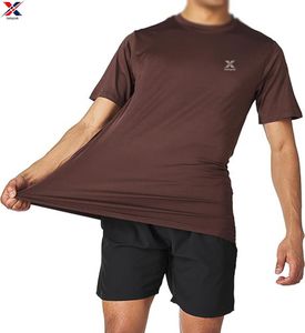 Camiseta Deportiva Personalizada para Hombre, Estilo Casual, Cuello Redondo, Corte Holgado, Transpirable, para Gimnasio, Ejercicio al Aire Libre, con Estampado - Product Image 4