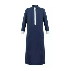 Thobe musulman pour hommes, vêtements islamiques traditionnels de longueur intégrale pour la vente en gros - Product Image 2