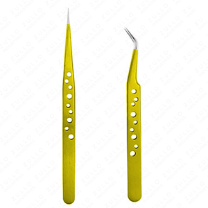 Pinzas de Acero Inoxidable para Extensión de Pestañas, Aplicador Recto y Resistente, Multicolor, Logotipo Personalizado, Herramienta de Belleza - Product Image 2