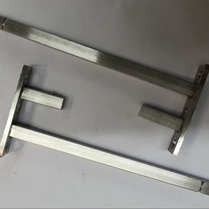 Par de soportes en forma de F de acero inoxidable de 8 mm, 10*8 mm - Product Image 1