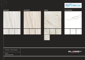 Grey Marble Look Porcelain Tiles Available Sizes 600x600mm 600x1200mm 800x1600mm 1200x1800mm 1200x2400mm - Product Image 2