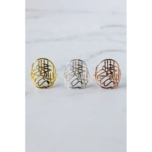 Anillo de servilletas real para el hogar, vajilla de alta calidad, diseño de hoja único chapado en oro, para restaurante y boda - Product Image 4