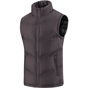 Chaleco de trabajo ligero para hombre, prenda de vestir, acolchada, sin mangas, informal, acolchada, para exteriores, OEM - Product Image 5