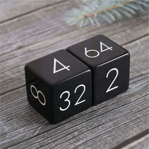 Cubo de Dobleación de Backgammon Acrílico Blanco Marfil Premium de 16 mm con Números Grabados de Alto Contraste, Cubo de Dobleación Profesional para Juegos de Mesa - Product Image 6