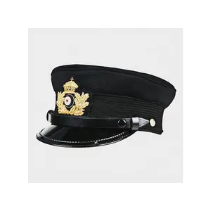 Oficial alemão imperial Cap mão feita fio ouro | uniformes de segurança acessórios | lingote bordados uniformes fio